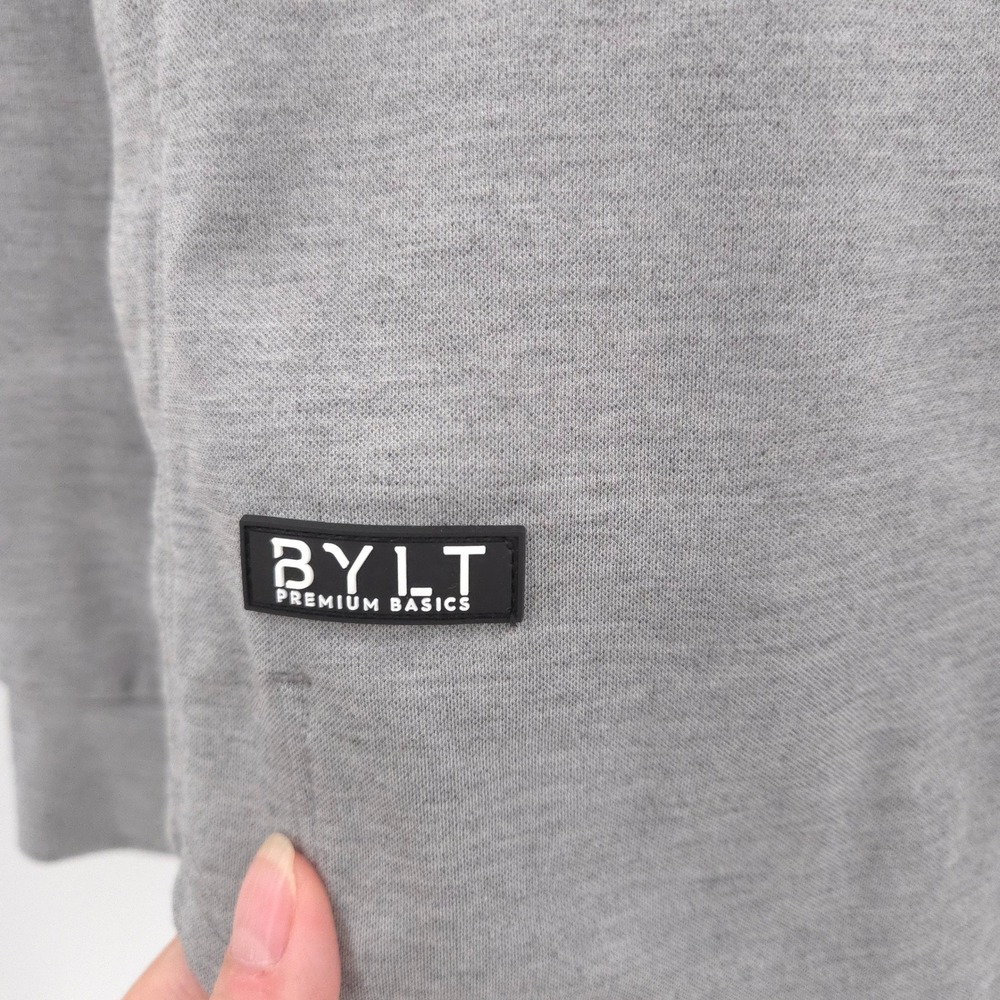 Bylt Fairway Quarter Zip Womens Size M Grey Performance Long Sleeve - Picture 5 of 12